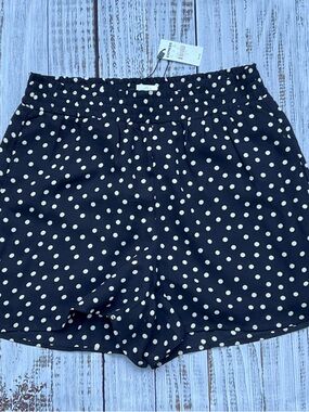 Express Navy Blue Polka Dot Women’s Shorts
